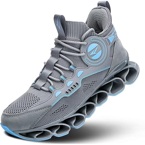 Men's Running Shoes Fashion Sneakers Breathable Blade Non Slip Walking Shoes Gym Sport Trainer Athletic