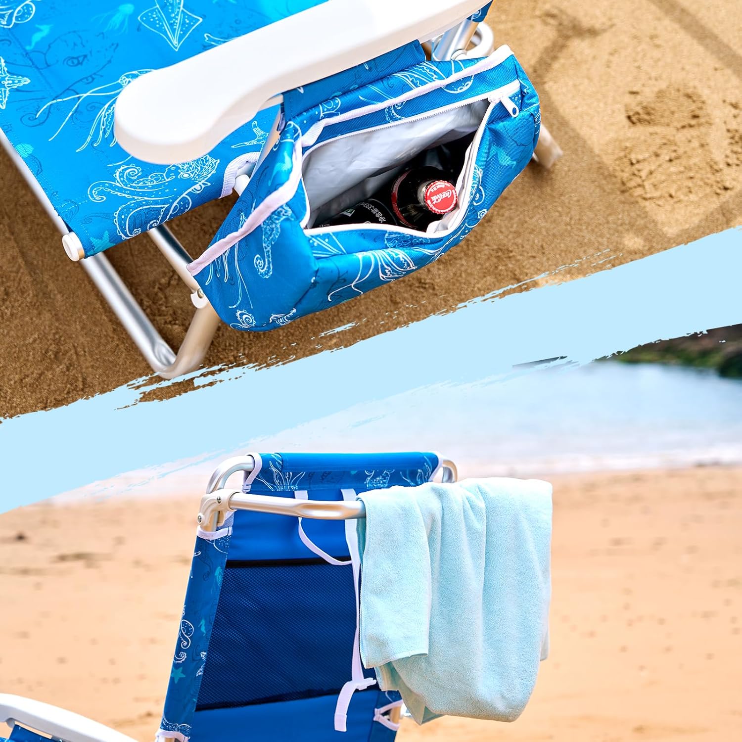 Reclining Beach Chair Backpack 5-Position Lay Flat Taiwan Ubuy
