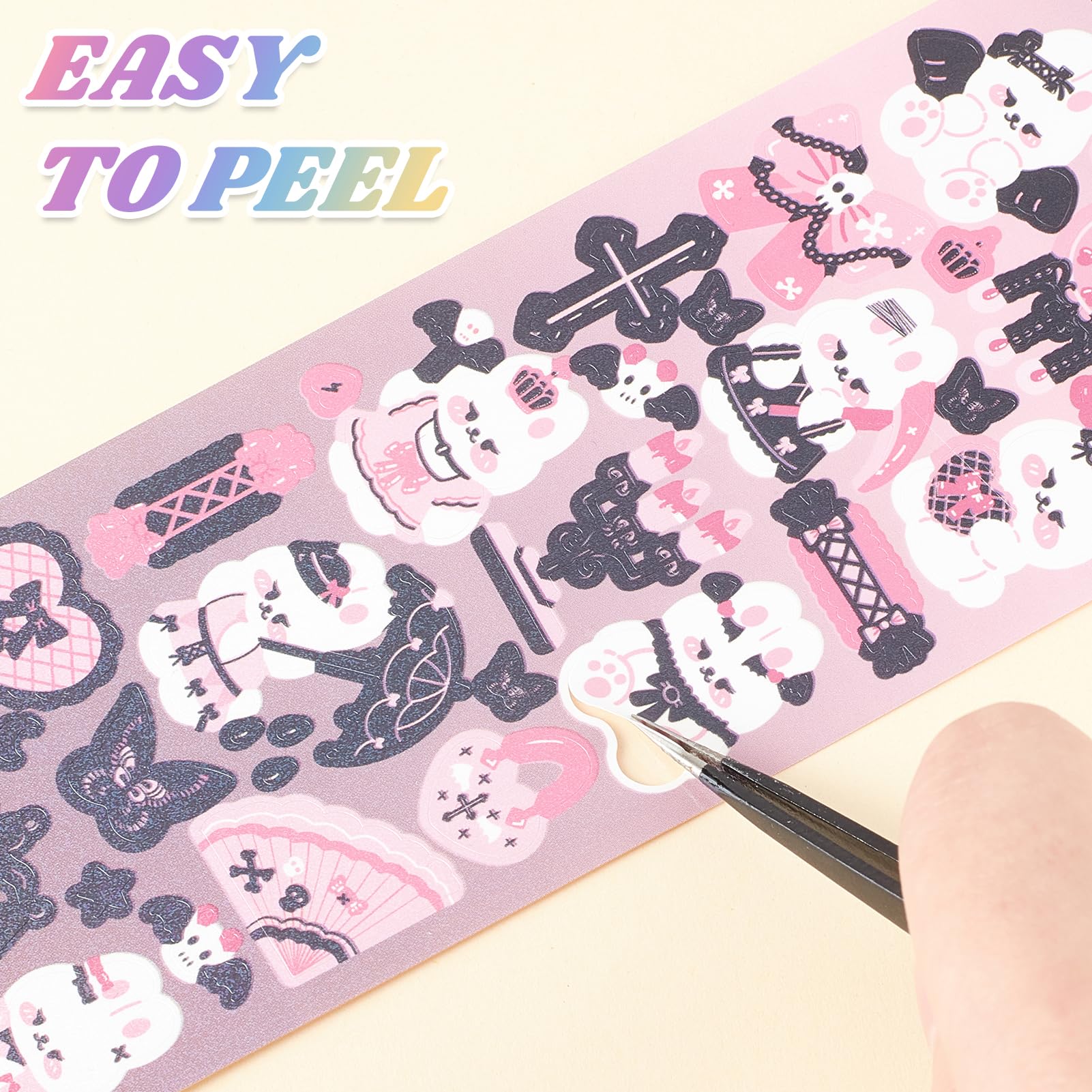 20 Blatt Kpop Kaninchen Aufkleber - Niedliche Koreanische Sticker Für Scrapbooking