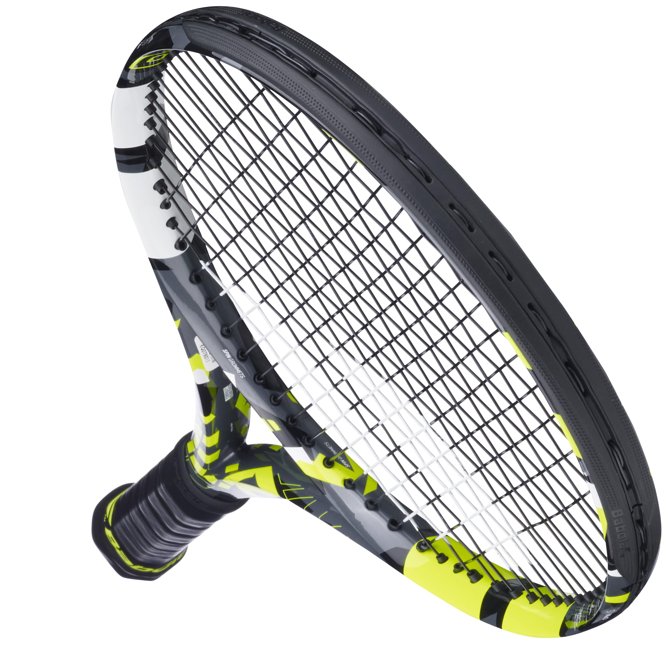 Babolat 102479-370 Pure Aero Tennis Racket, Grip 2, Grey/Yellow