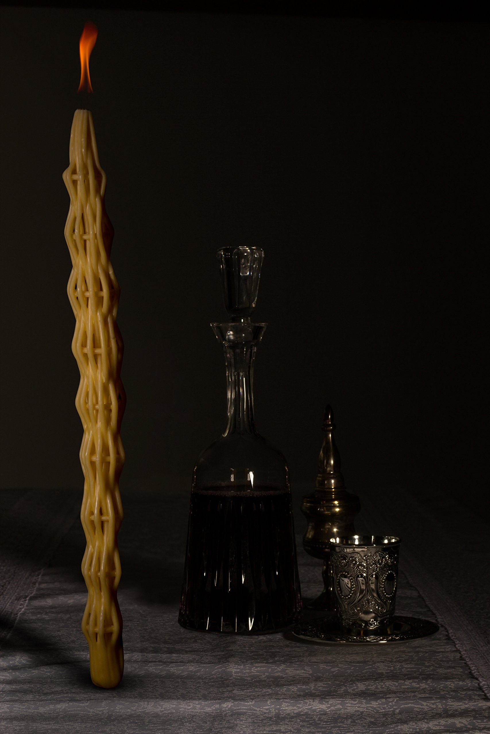 Amazon.com: Ner Mitzvah Jumbo Beeswax Havdalah Candle - Hand