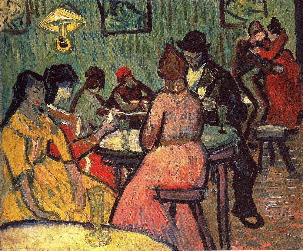 Lámina artística Vincent Van Gogh con marco negro y calidad de archivo mate