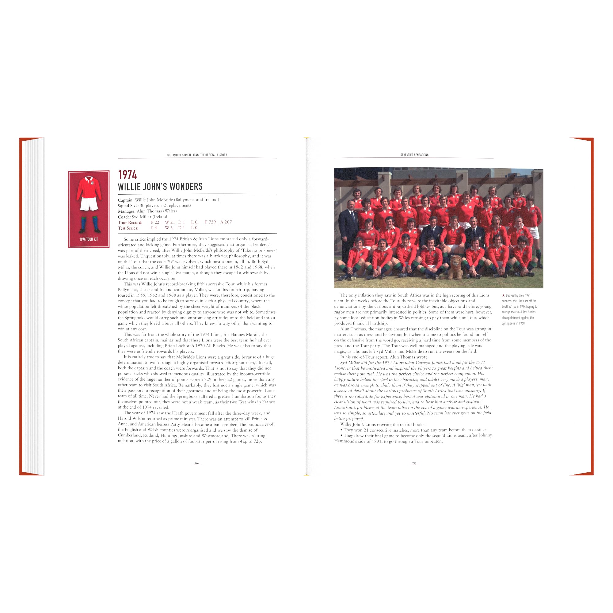 The British & Irish Lions: The Official History 2025 Tour Edition
