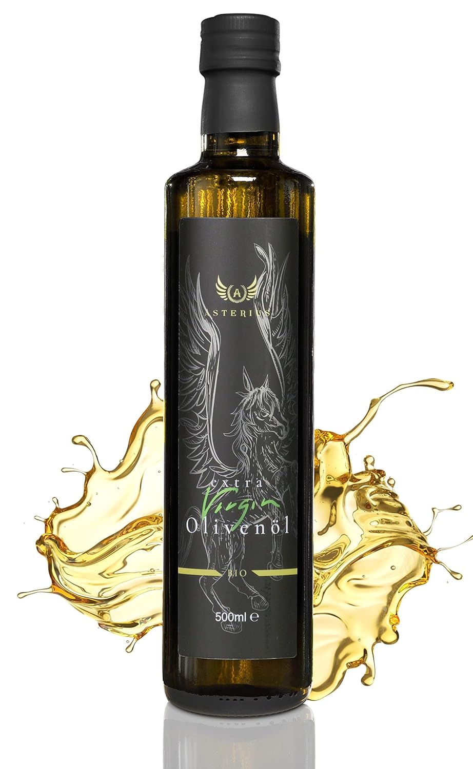 Premium Olivenöl Bio Kaltgepresst Asterius griechisches natives extra Öl 100 Koroneiki