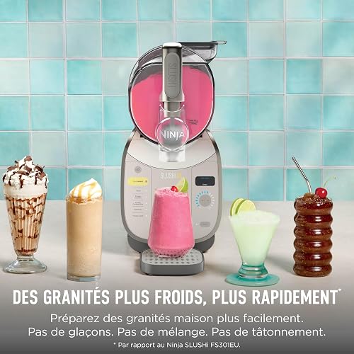 Ninja SLUSHi XL Frozen Drinks Maker with Slush-Assist Technology, Extra Large 3.7L Capacity (Max Filling Capacity 3.5ml), Make Slush, Frozen Cocktails and More, Mocca FS601EUBR - 2