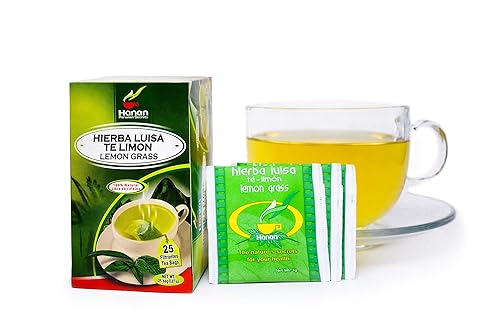 Miniatura 5 de Hanan Secretos peruanos Hierba Luisa Te Limon  100 % hierba de limón natural  25 bolsas de té  Ayuda naturalmente en aliviar el estrés, la tensión y
