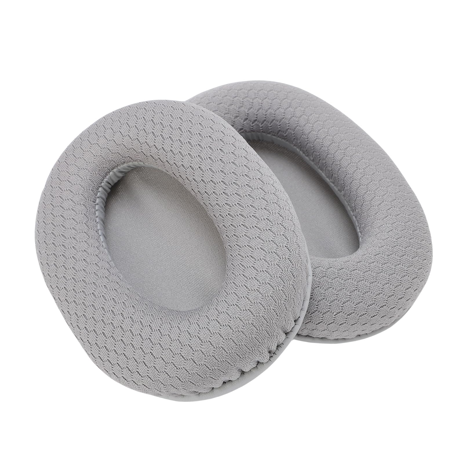 Ejoyous 2 Paia Cuscinetti Auricolari di Ricambio, Tessuto a Rete Traspirante e Cuscinetti di Ricambio per Cuffie in Memory Foam per X, Auricolari di Facile Installazione per l'Uso Quotidiano (GREY)