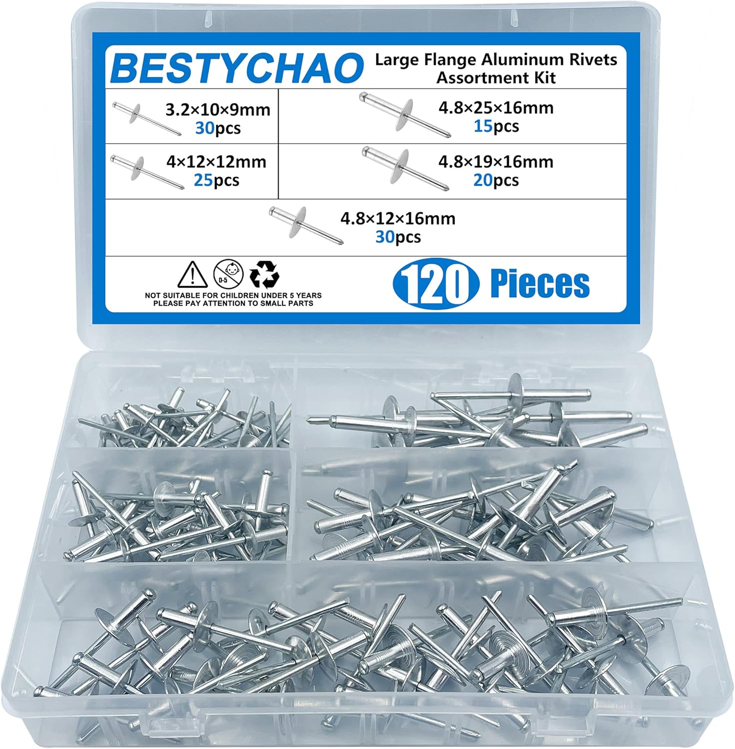 Gesipa 1712694 Rivetti Ciechi Speciali Acciaio Alluminio 250 Pz - Foto 2