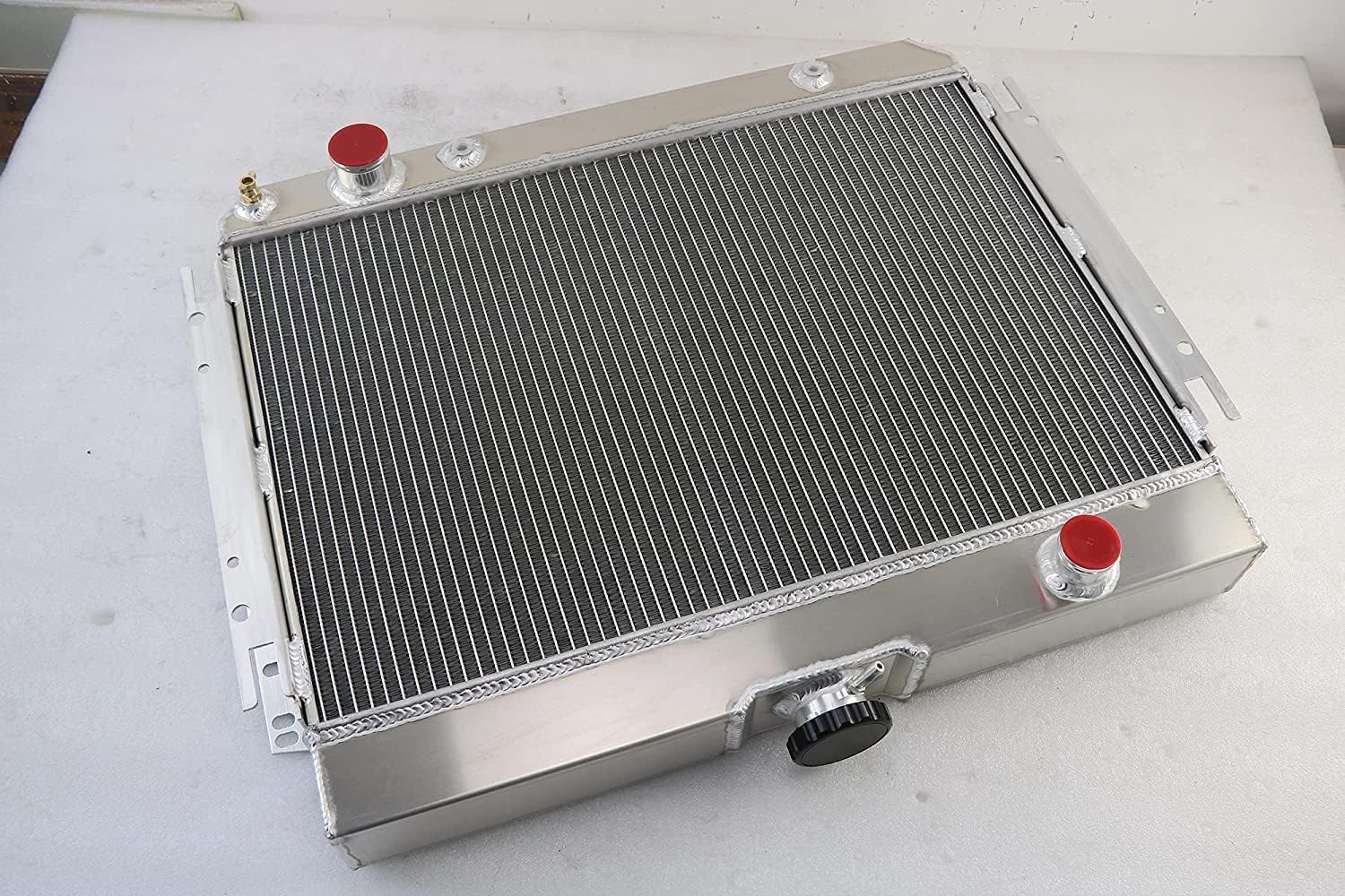 3 Row Aluminum Radiator Compatible For Chevy Bel Air Impala El Camino Biscayne 63-68 64 65 66 67 3 Core Full Aluminum Radiators