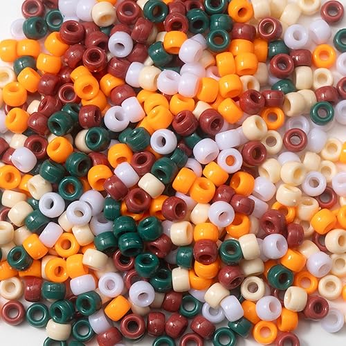 Miniatura 4 de 1000 cuentas de poni de 0.236x0.354 in a granel translúcidas opacas perladas