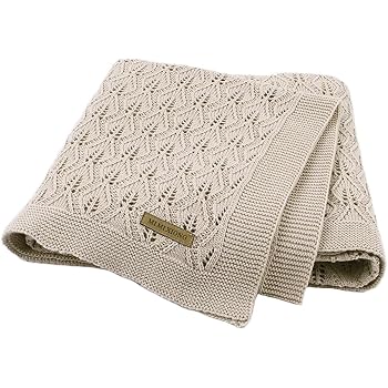 beige baby blanket
