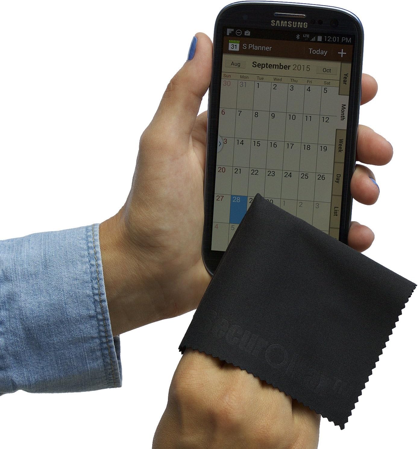 Microfiber Cleaning Cloths (6 Pack) for Eyeglasses, Camera Lens, Smartphones and Tablets