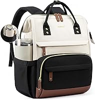 LOVEVOOK Women's 15.6 Inch Laptop Backpack - Waterproof Large Capacity Work Purse, Nurse Teacher Bag, School Bookbag Travel Daypack