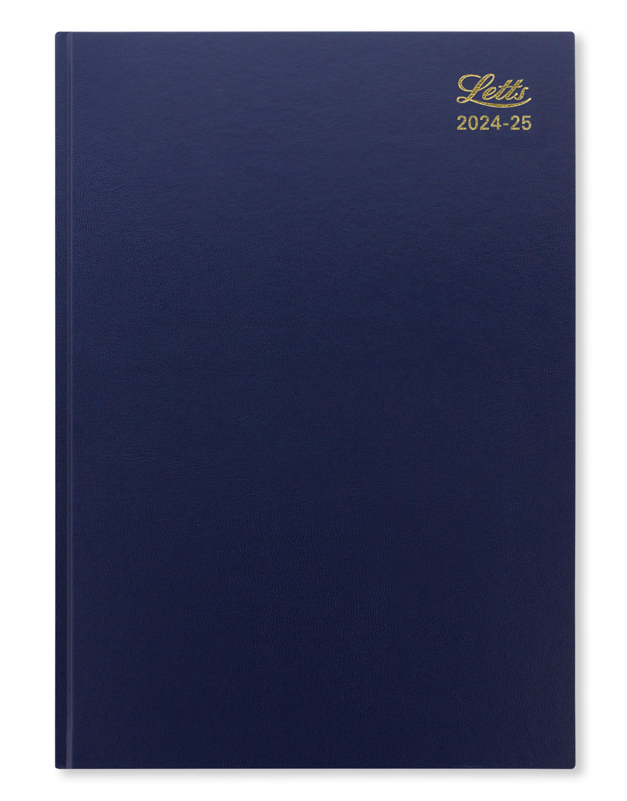 Letts of London Standard A4 academic 2024/2025 week to view diary - blue