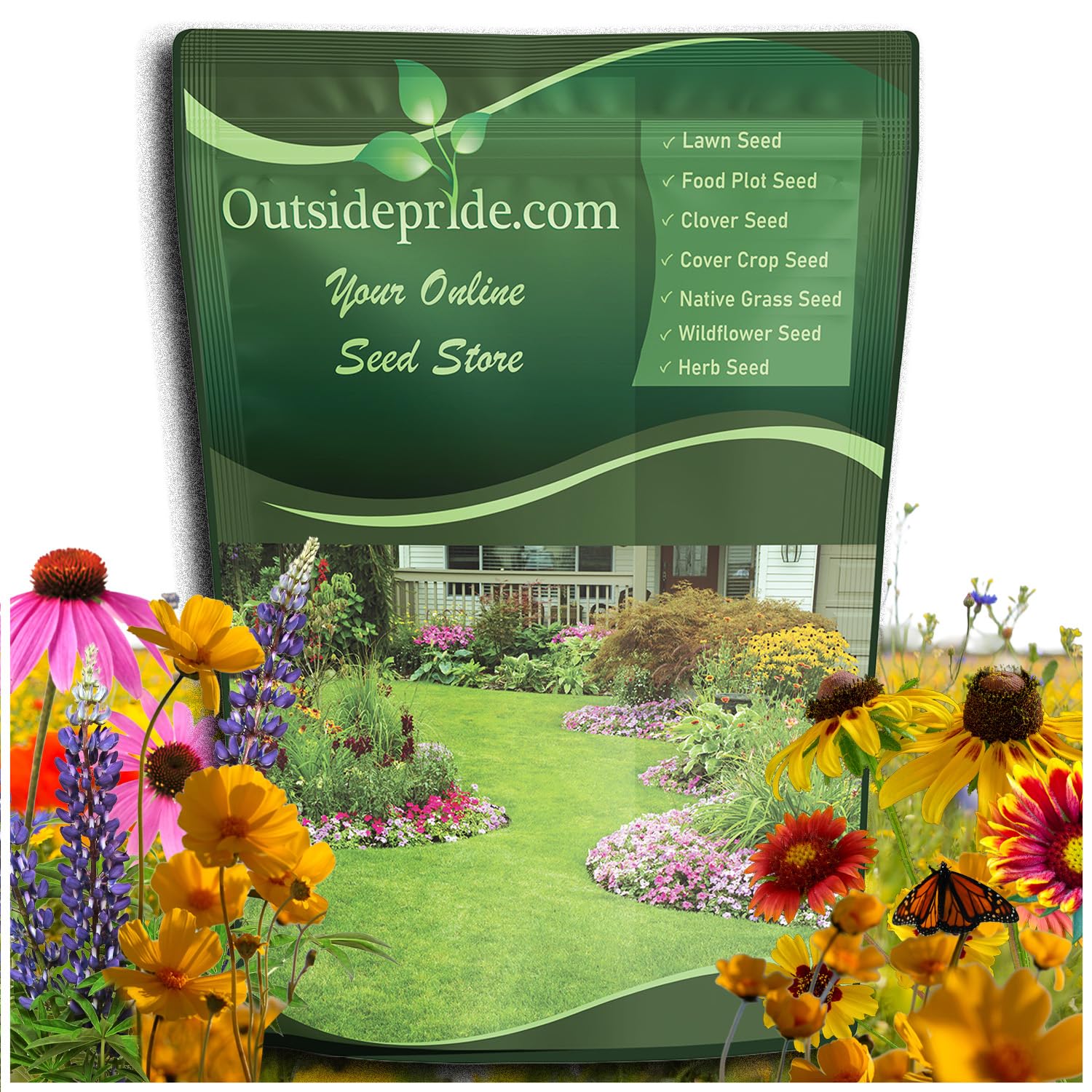 Outsidepride Perennial Wild Flower Seed Mix