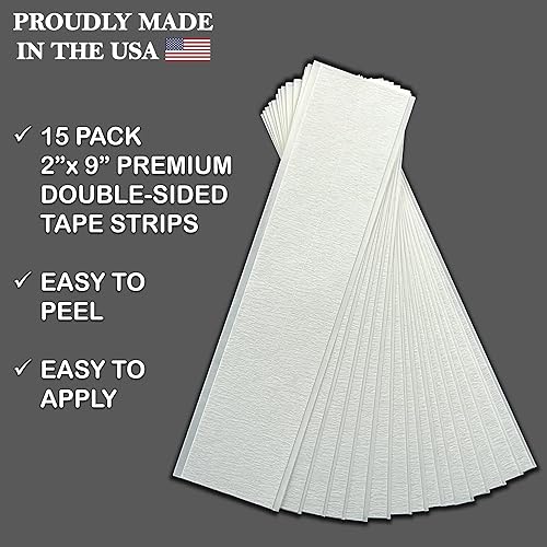 Miniatura 12 de Brampton - Kit básico de agarre de golf para regripping de palos de golf, 15 tiras de cinta de agarre de golf de 2 x 10 pulgadas y 4 onzas HF-100