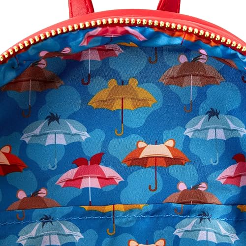 Miniatura 6 de Loungefly Winnie the Pooh Rainy Day - Bolsa de hombro con doble correa