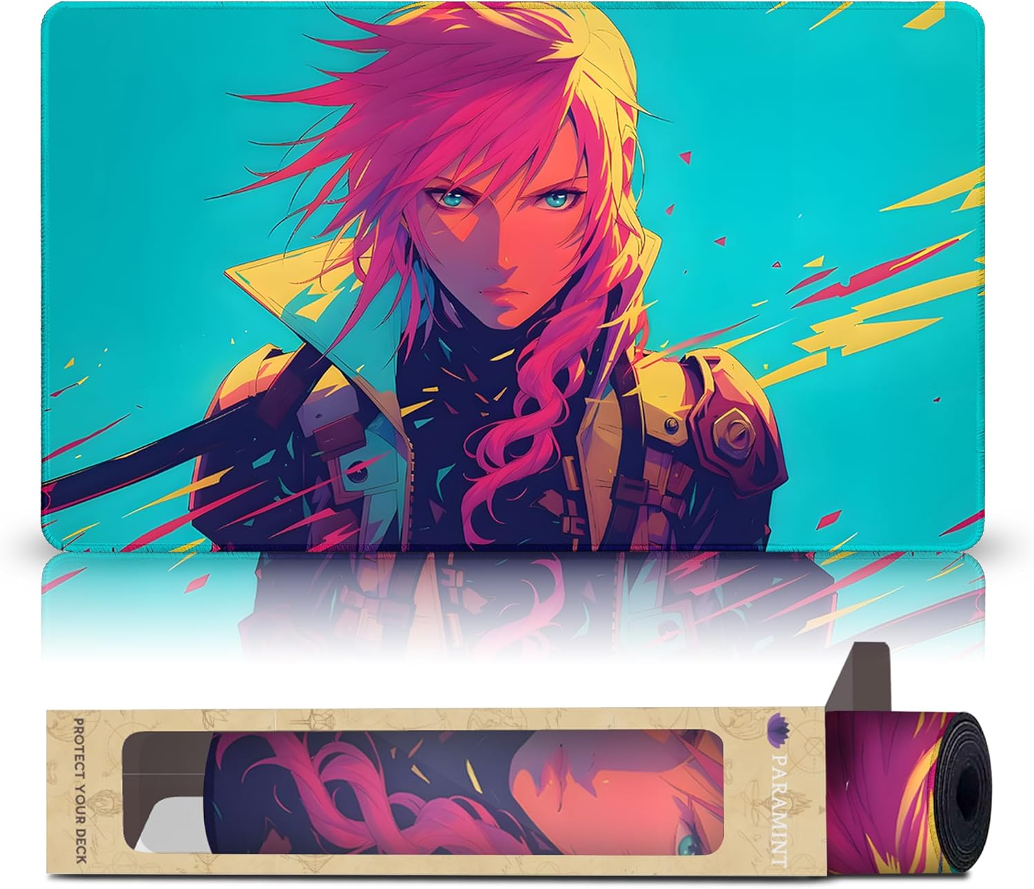Lightning Army of One (Stitched) - MTG Playmat - Compatible with Magic The Gathering Playmat - Play MTG, YuGiOh, TCG - Original Play Mat Art Designs & Accessories