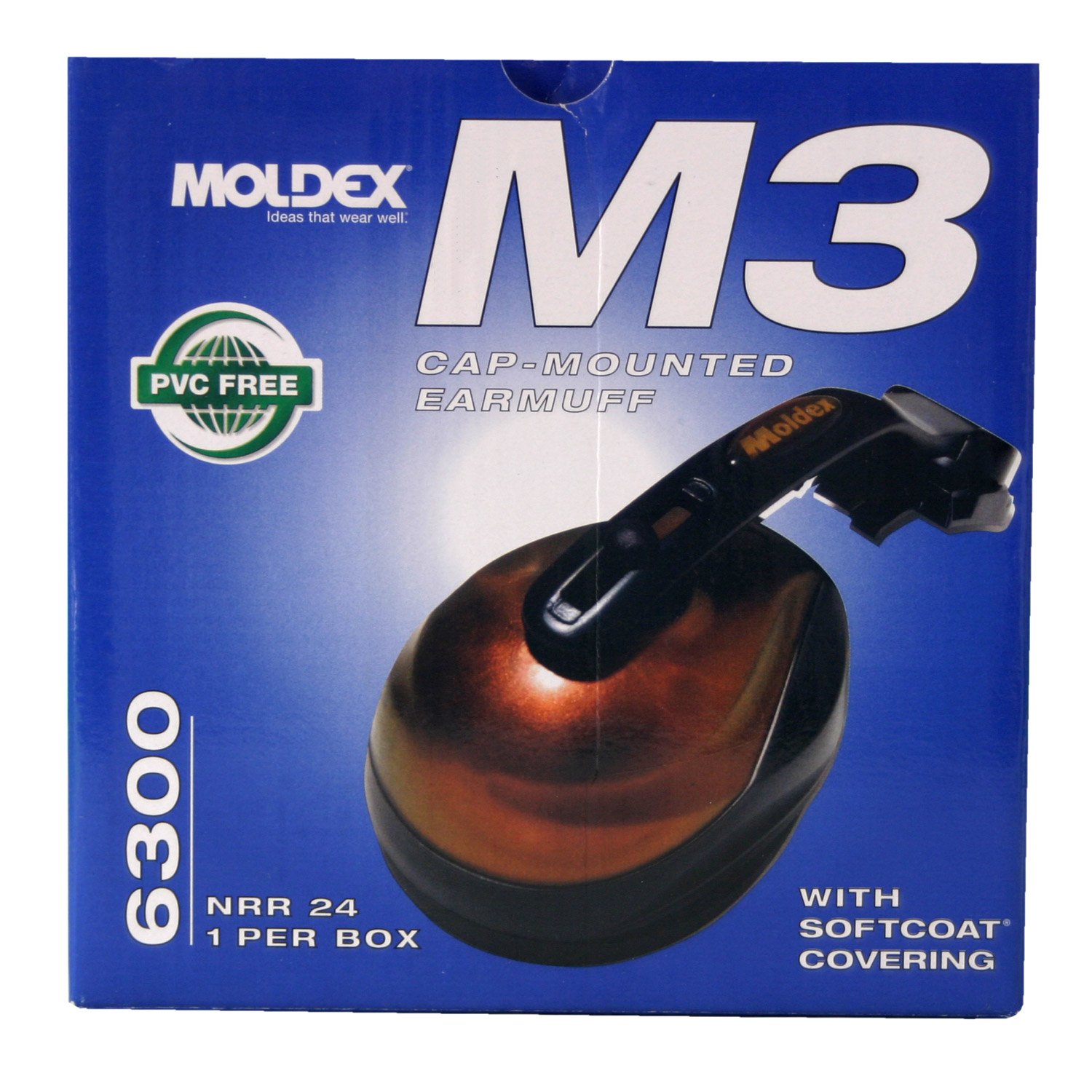 Moldex 6300 M3 Cap/Helmet/Hardhat Mounted Earmuff
