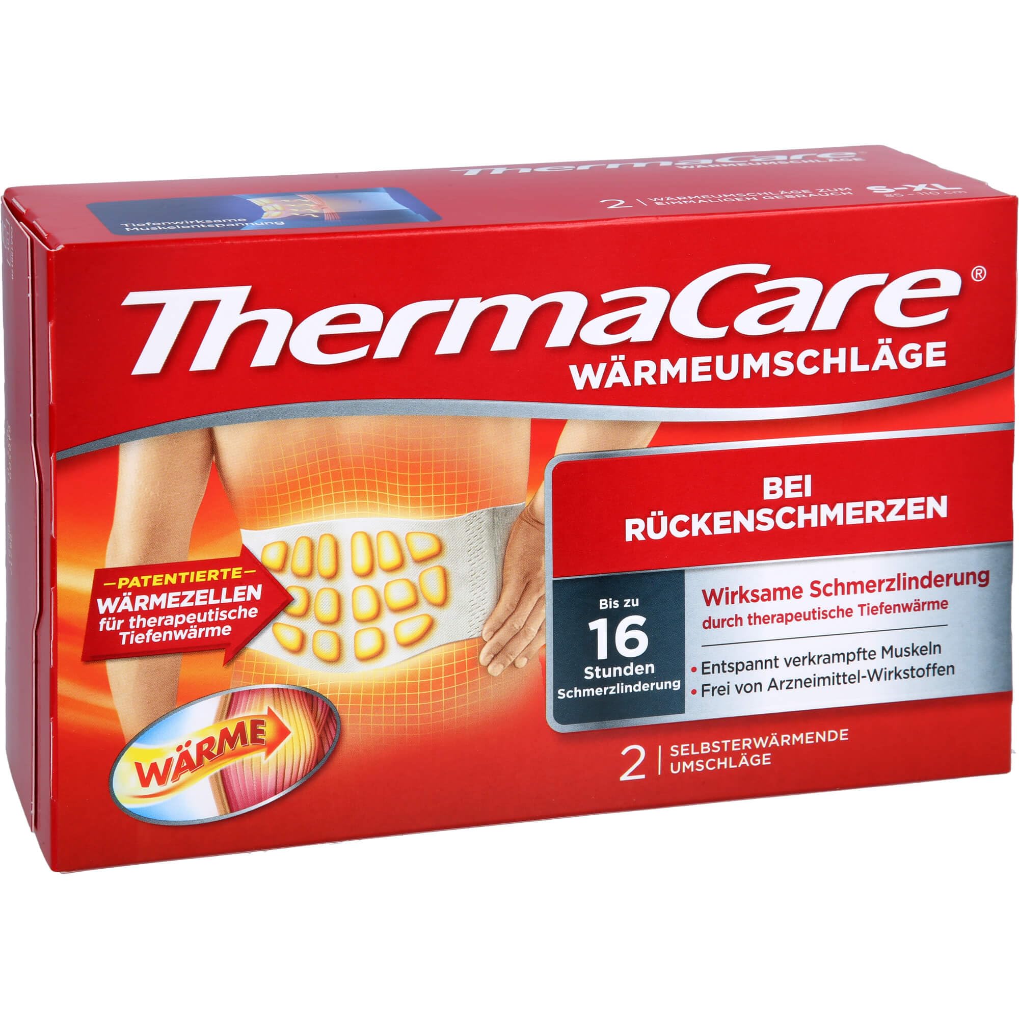 Pfizer Thermacare Ruecken XL, 2 Stück