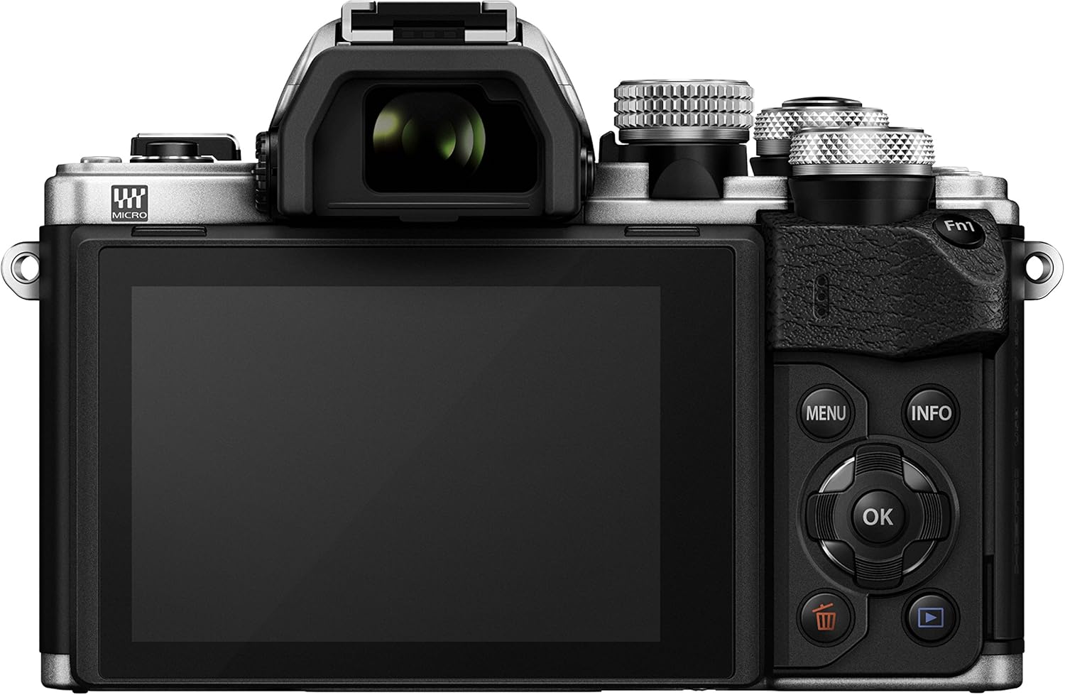 Olympus OM-D E-M10 Mark II Kit, Fotocamera Micro Quattro Terzi (16 MP, Stabilizzatore dImmagine a 5 Assi, Mirino Elettronico) e Obiettivo M.Zuiko 14-42mm EZ Zoom + M.Zuiko 40-150mm Telezoom, Argento Olympus OM-D E-M10 Mark II Kit, Fotocamera Micro Quattro Terzi (16 MP, Stabilizzatore dImmagine a 5 Assi, Mirino Elettronico) e Obiettivo M.Zuiko 14-42mm EZ Zoom + M.Zuiko 40-150mm Telezoom, Argento