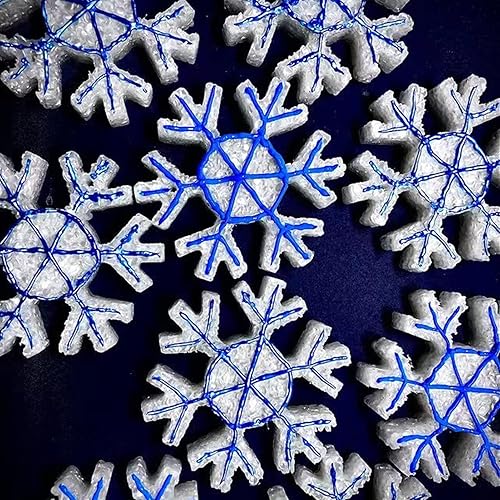 Miniatura 8 de Molde de vela Freshie para árbol de Navidad, copos de nieve, molde de silicona para automóvil, molde de silicona de Navidad para freshies para