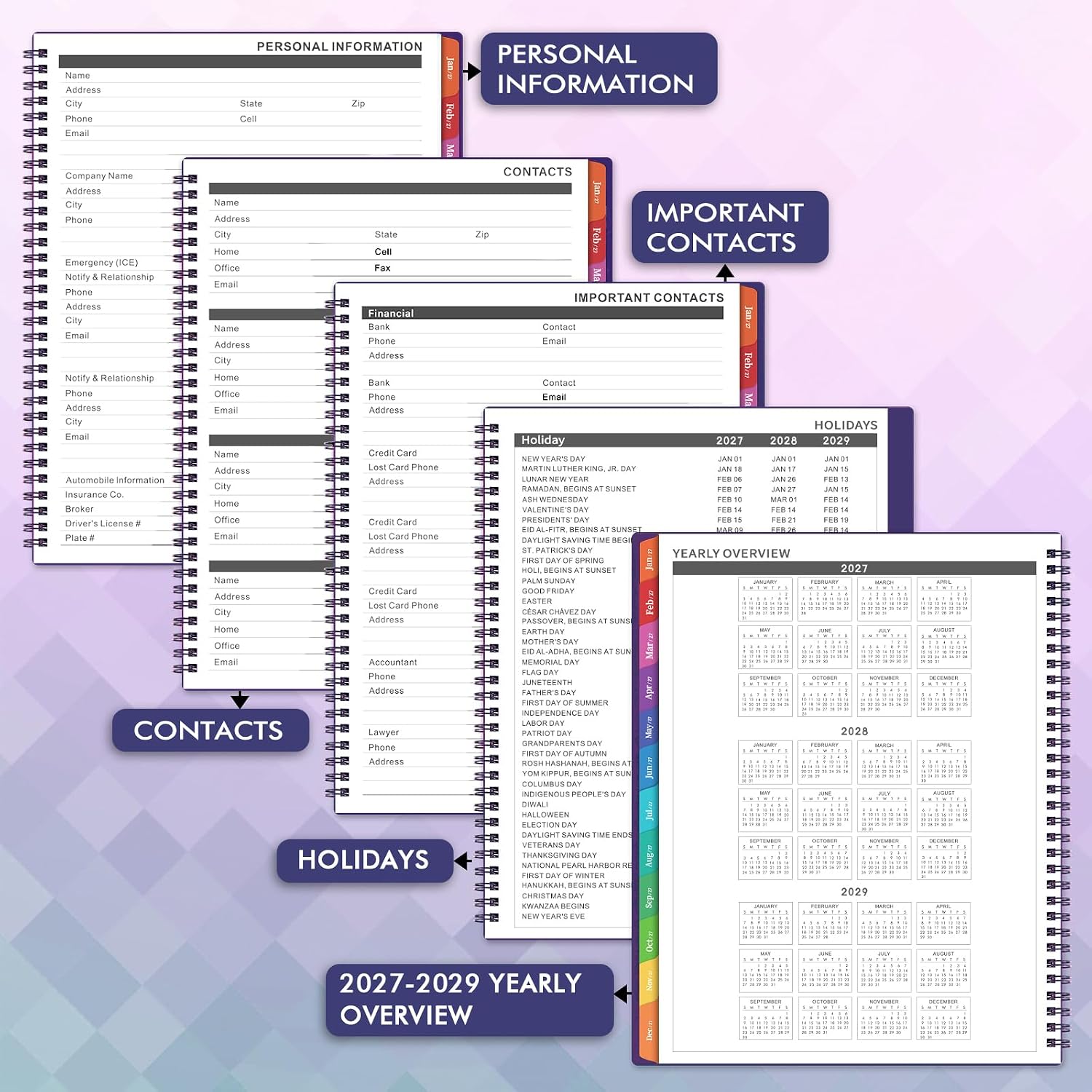 2027 Monthly Planner - 2027 Planner, 9'' x 11'' image 5