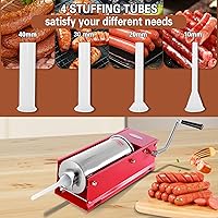 Vista 30 de Hakka 15 Pound Sausage Stuffer 2 Speed Stainless Steel Vertical Sausage Maker by HAKKA BROTHER