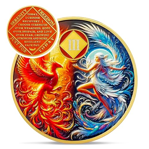 Phoenix Fairy 3 Year Na Medallions - Sun and Moon