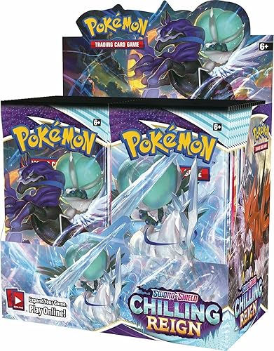 Pokemon Juego de cartas coleccionables Sword & Shield Chilling Reign Booster Box 36 paquetes