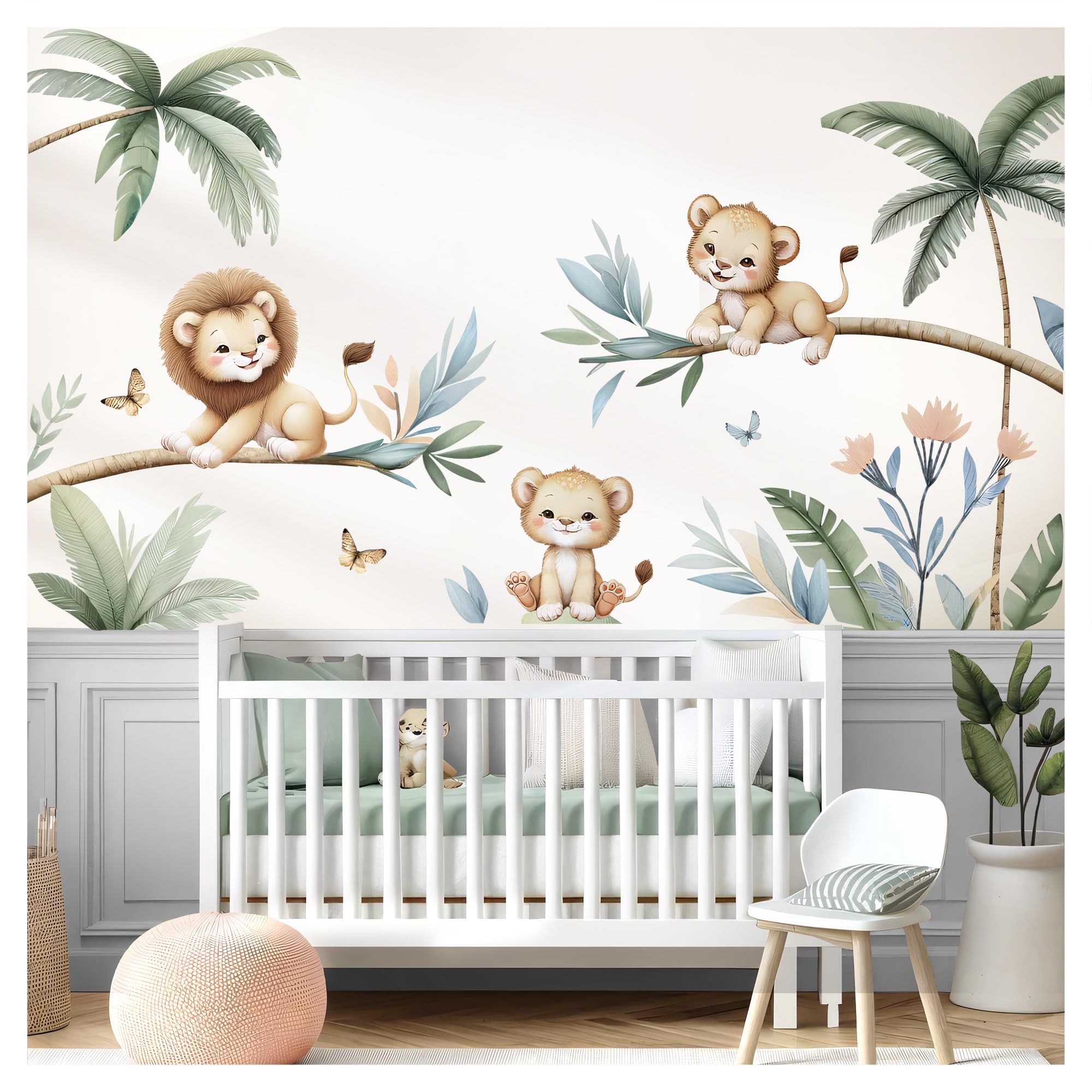 Little Deco Wandtattoo Dschungeltiere Löwenbabys auf AST DL5030 L