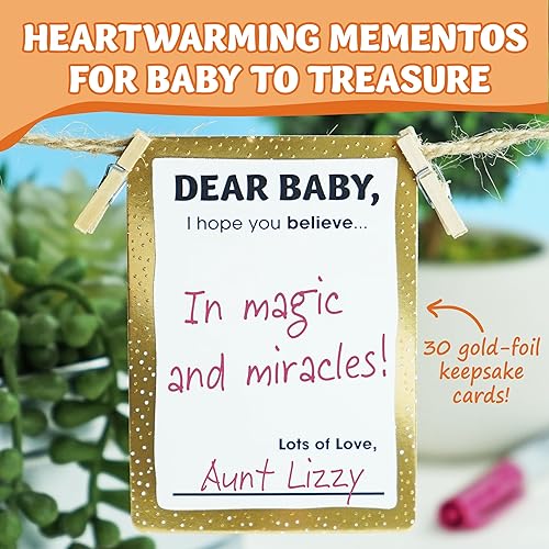 Miniatura 5 de Único, hilarante y un poco picante - Diversión para bebé niño o niña, juego de fiesta de revelación de género, alternativa de libro de invitados e