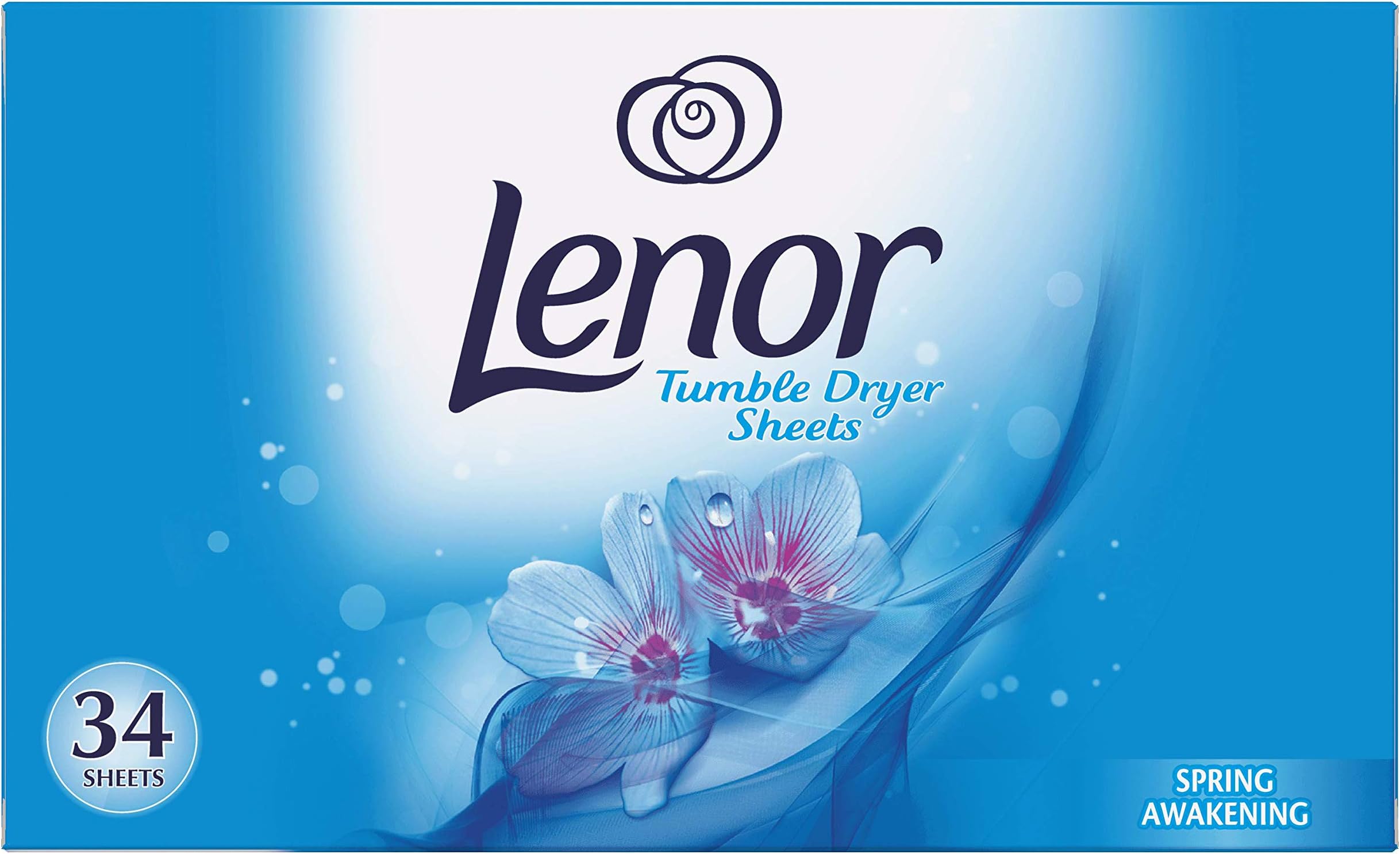 Lenor Tumble Dryer Sheets Spring Awakening 34 Sheets