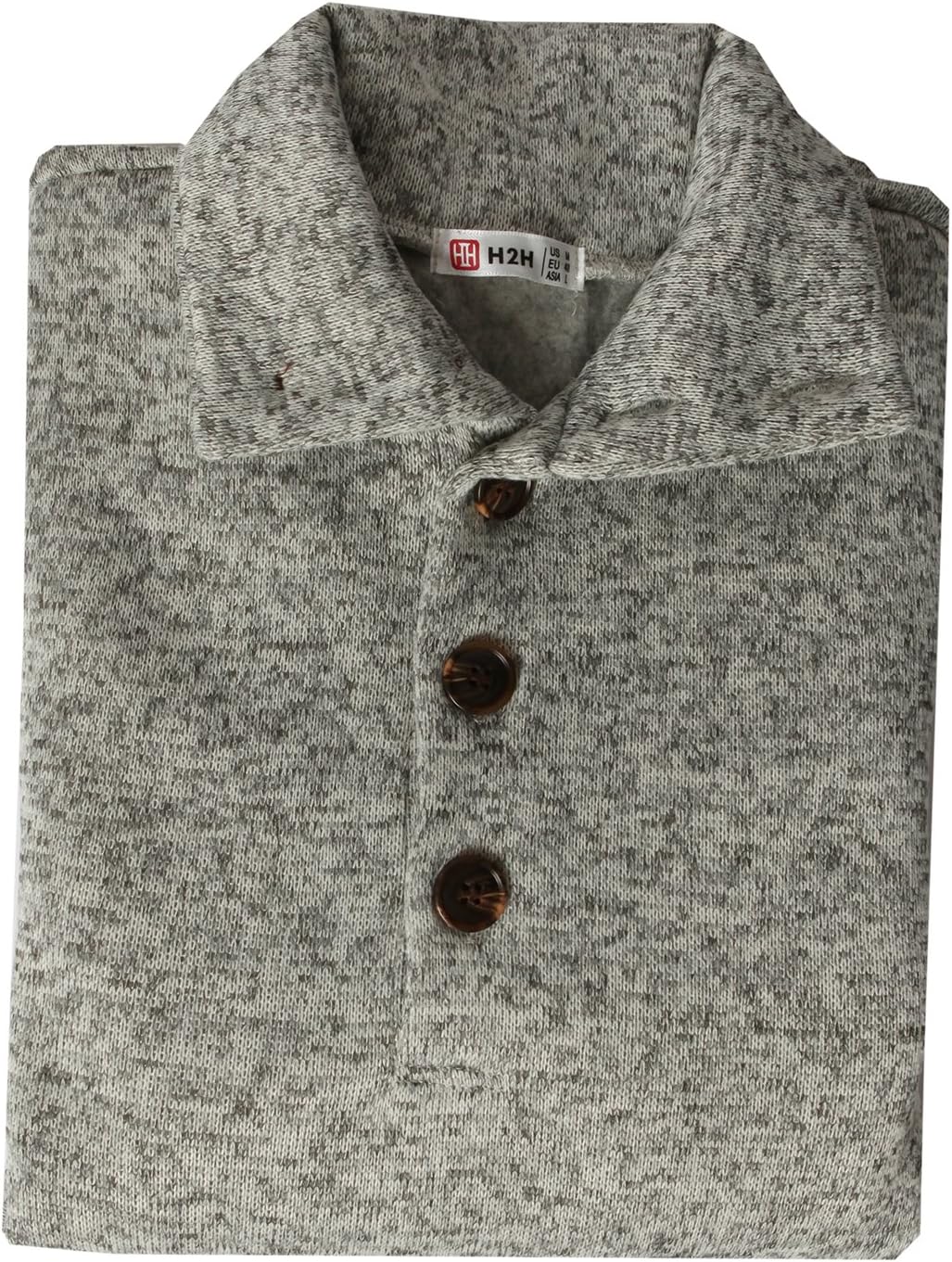 H2H Mens Casual Slim Fit Pullover Sweatshirts Knitted Shirts Napping Inside - Image 6