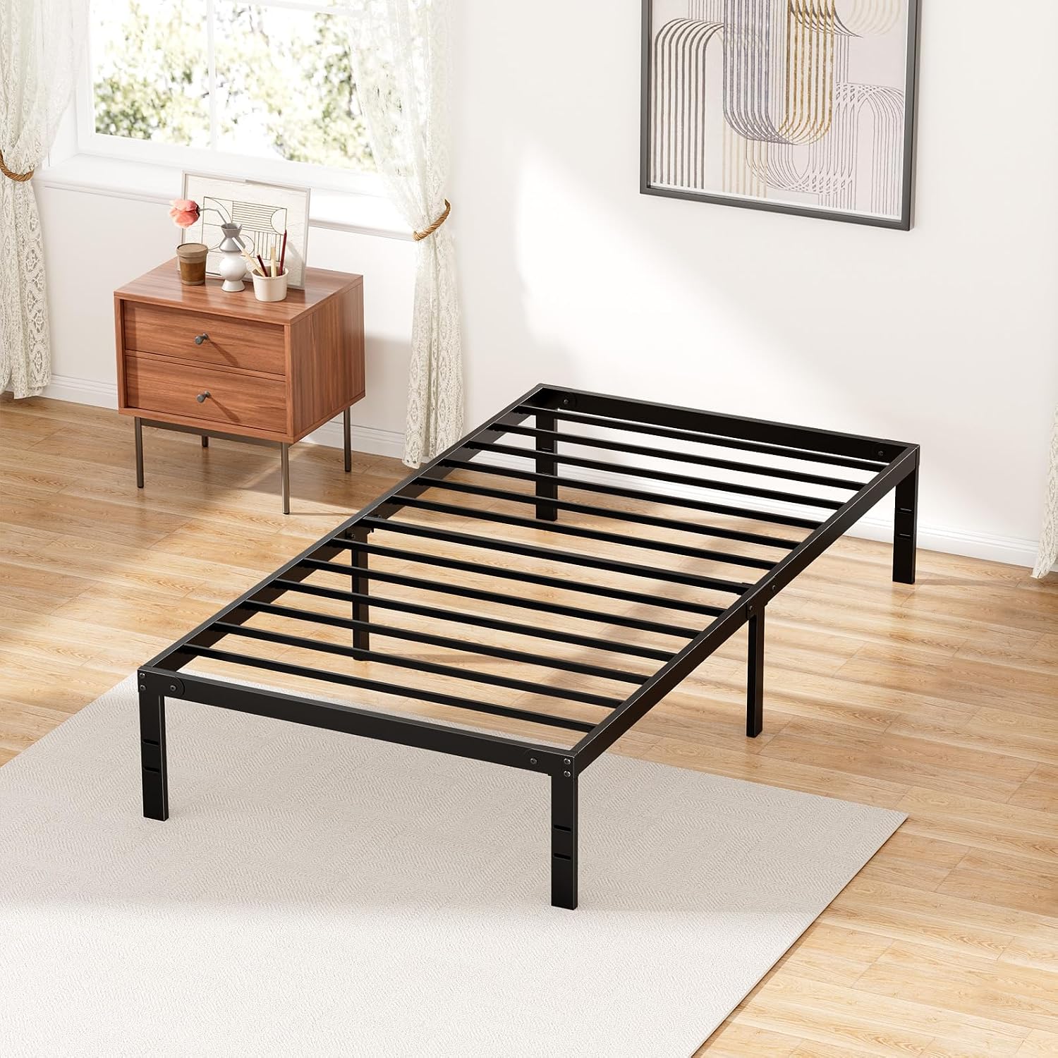edx Heavy Duty Sturdy Steel Bed Frame - User Manual