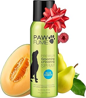 PAWFUME Dog Perfume Spray for Grooming, Blue Ribbon, 1-Pack – Keep Your Pup Fresh All Day – Probiotic, Alcohol-Free, Detan...