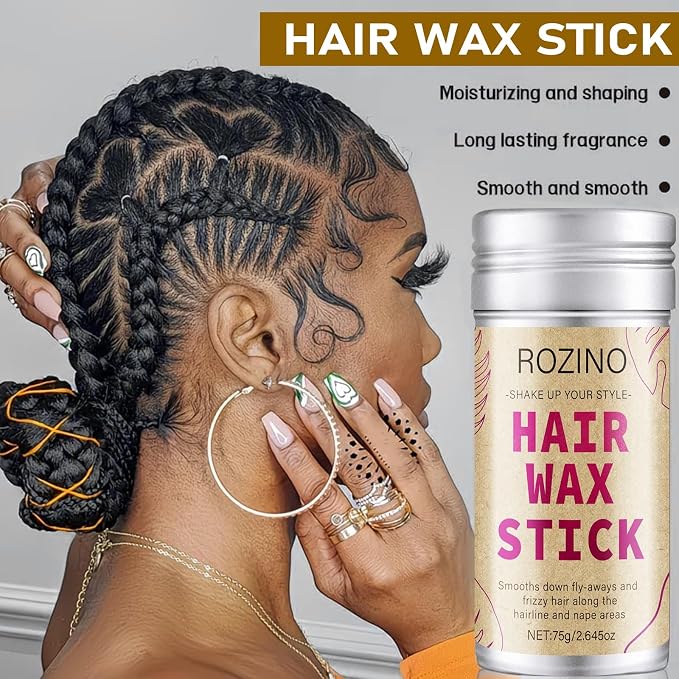 Barra de cera para cabello 2 piezas para control y peinado miniatura 4