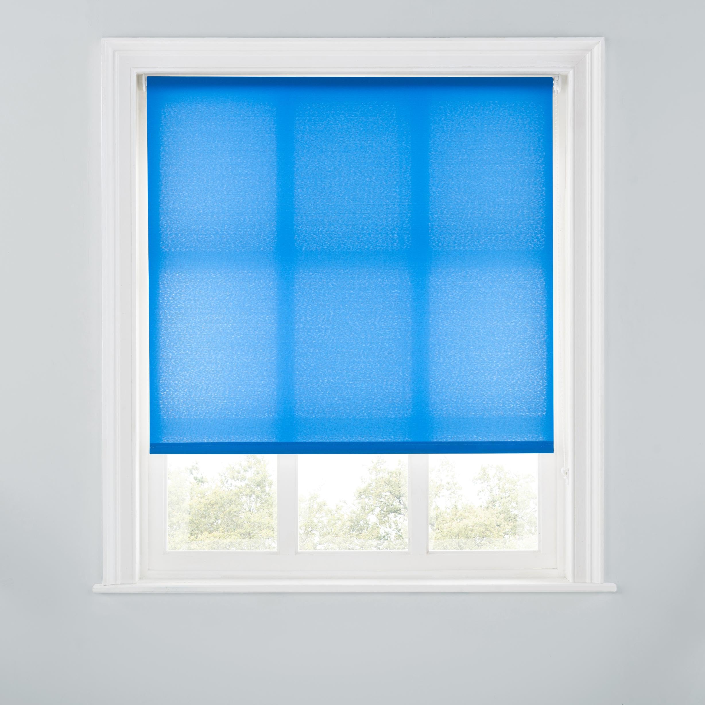 Trimmable Daylight Roller Blind - 2FT - ROYAL BLUE - 60cm(W) x 170cm(L)