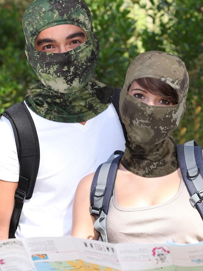 Balaclava Camuflaje 3 Piezas Protección Solar para Deportes miniatura 2