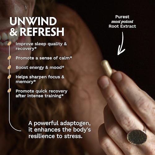 Miniatura 6 de TRIBE ORGANICS Suplemento ayurvédico de extracto de polvo de raíz orgánica pura Ashwagandha KSM 66 vegana, suplemento ayurvédico – Apoyo al estado