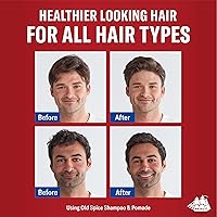 Vista 3 de Old Spice Pomada para el cabello para hombres, fijación media, bajo brillo, peinado de cabello masculino, 2.22 onzas, (paquete de 2)