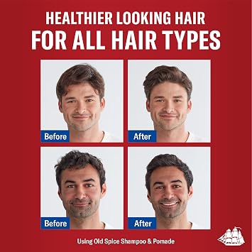 Old Spice Mens Hair Pomade, Medium Hold, Low Shine, Mens Hair Styling, 2.22 oz