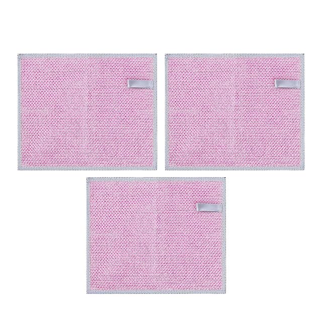 Double Silver Silk Loofah Cleaning Cloth Non Stick Oil Does Not Hurt The Pots and Pans Kitchen Wipes