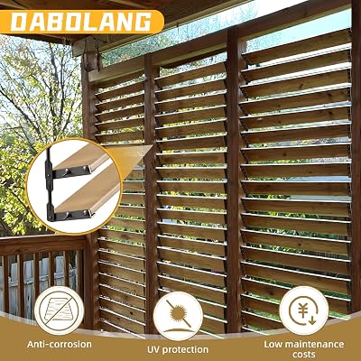 Deck Sunblind System Brackets,Metal Flex Fence Liberia | Ubuy
