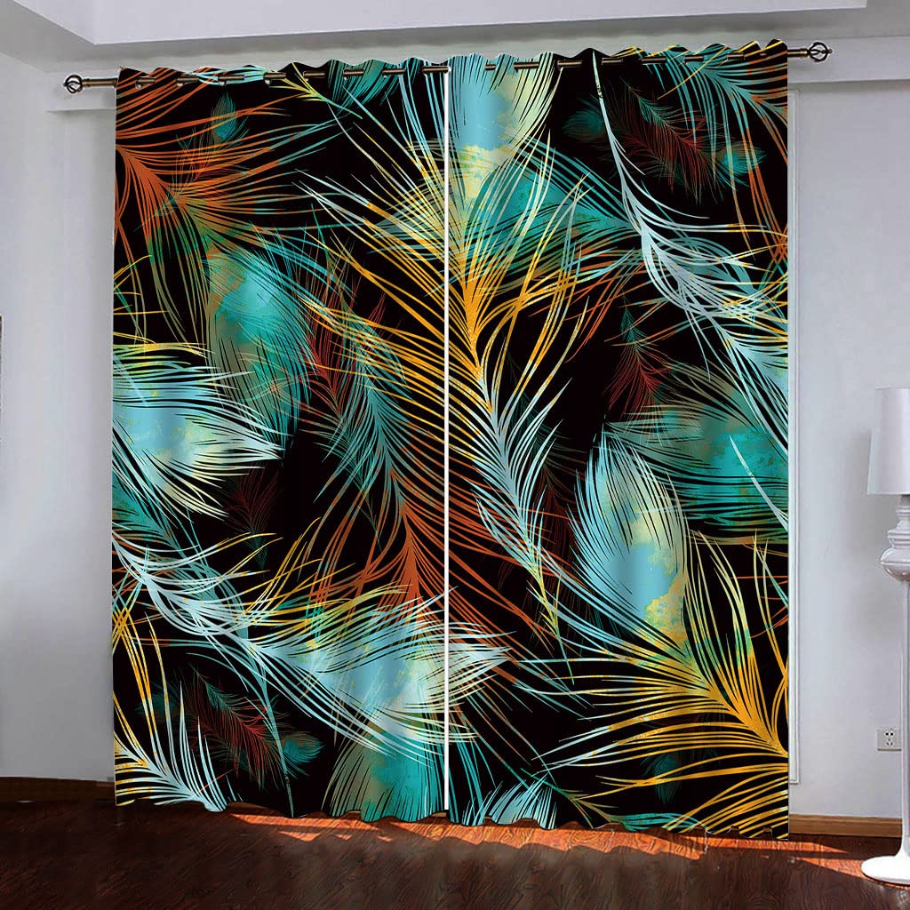 Rideaux occultants opaque isolant thermique anti chaleur pour fenêtre de chambre