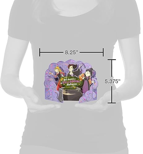 Miniatura 7 de American Greetings Hocus Pocus - Tarjeta desplegable de Halloween (magia pura)