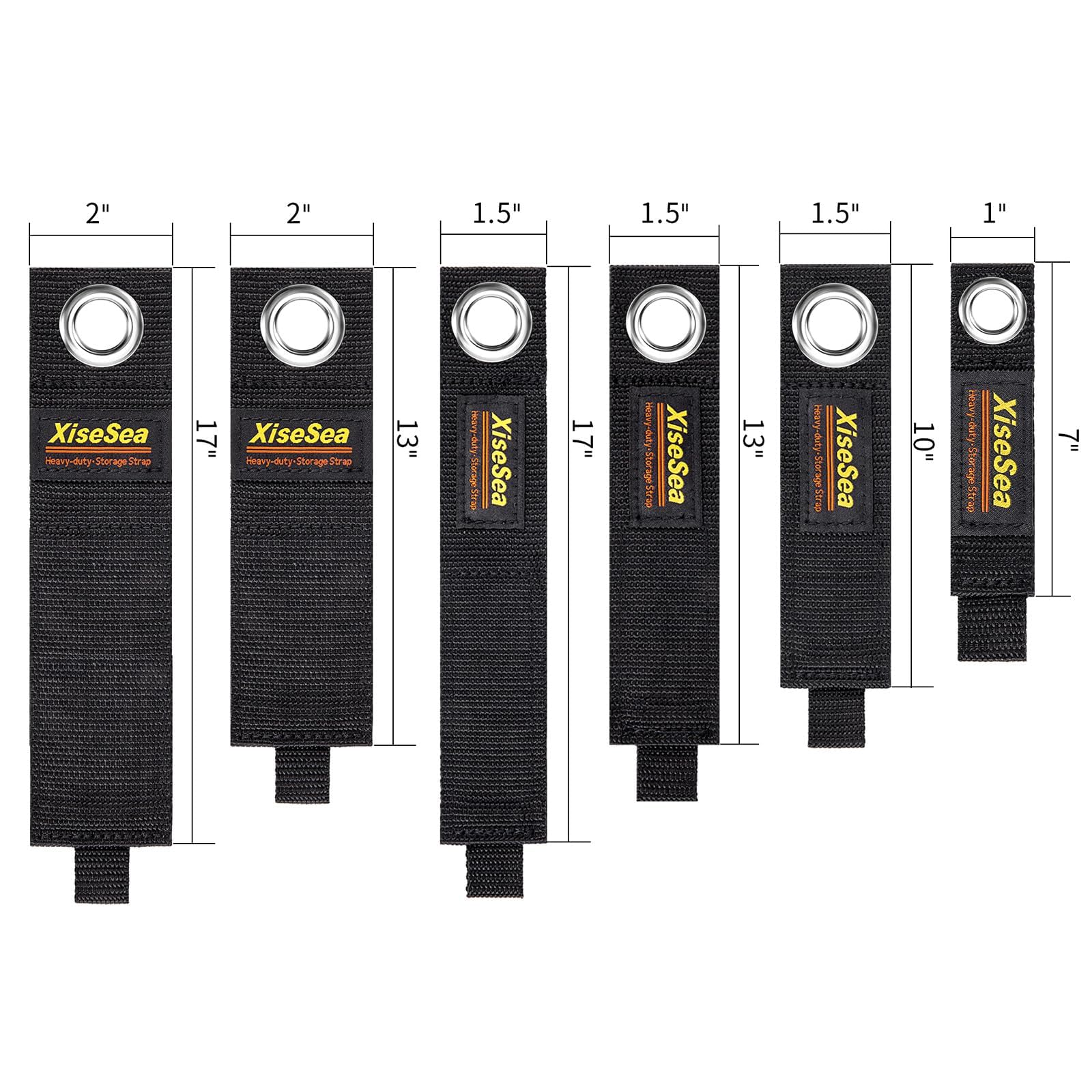 Heavy Duty Storage Straps with Hook and Loop, Cord Organiser, Reusable Extension Cord Holder for RV Workshop, Garage (C-16pcs) - Image 2