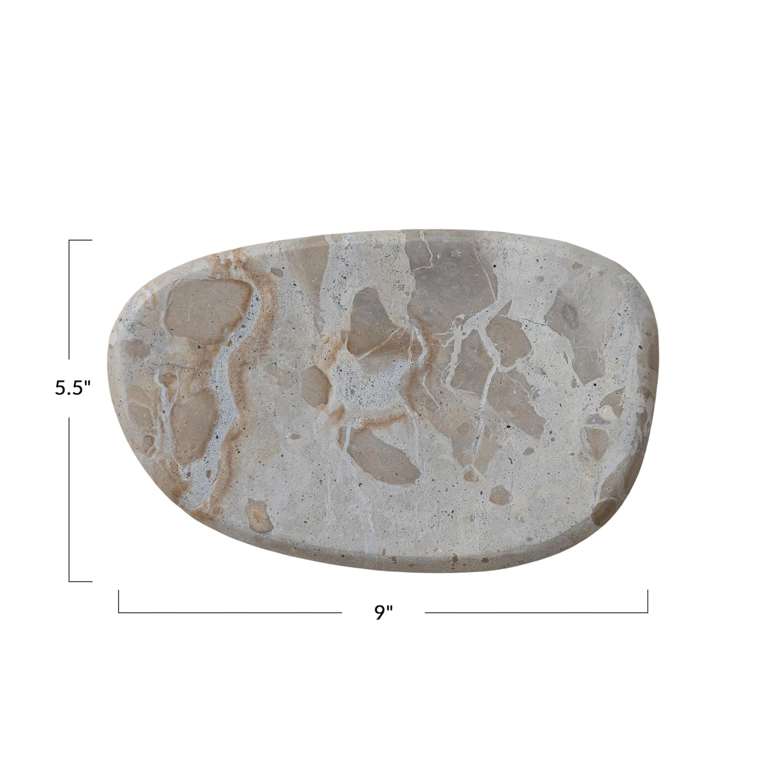 Bloomingville Marble Serving Board, Butterscotch Color