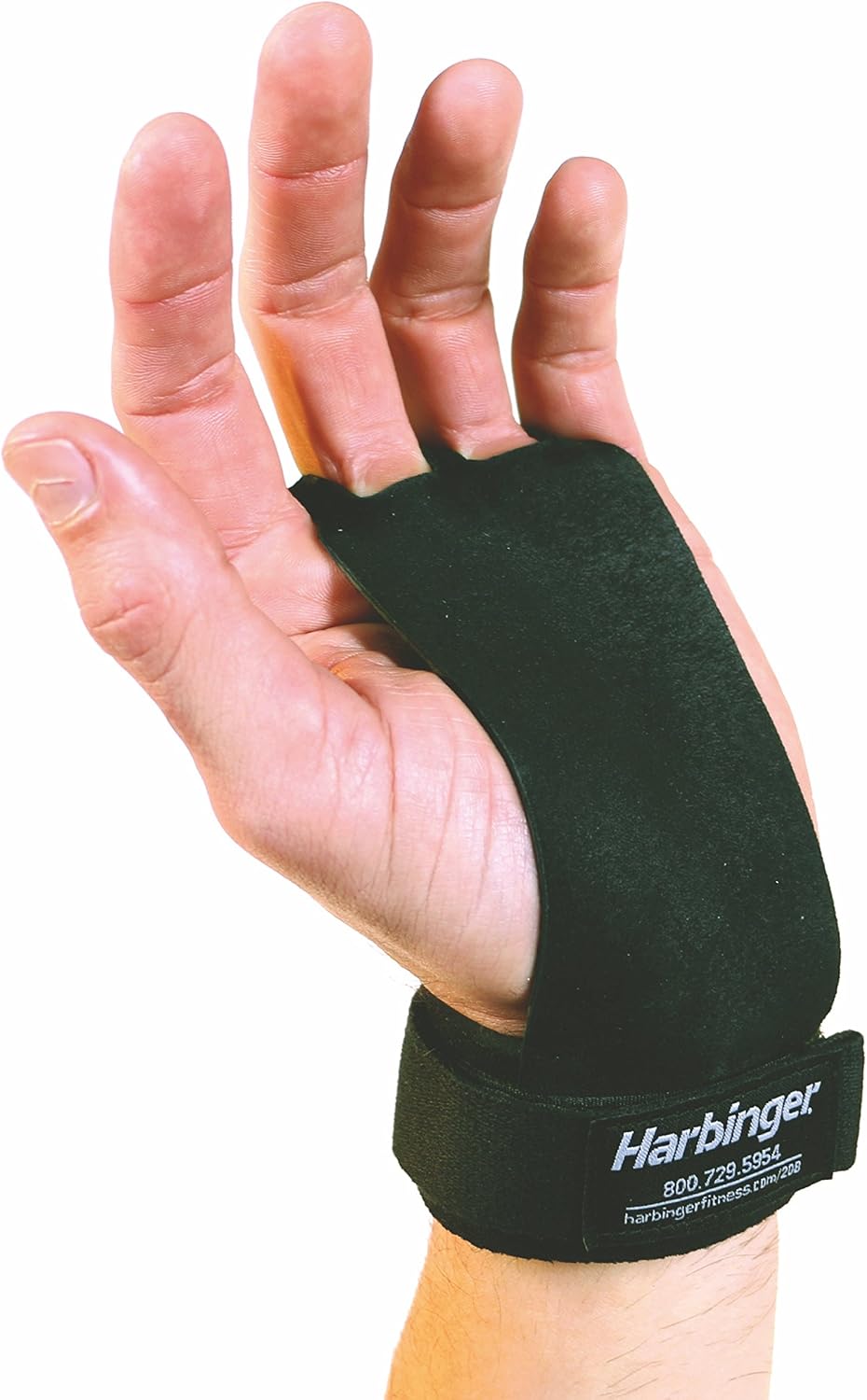 Harbinger Leather Palm Grips for Weight Lifting Hand Protection