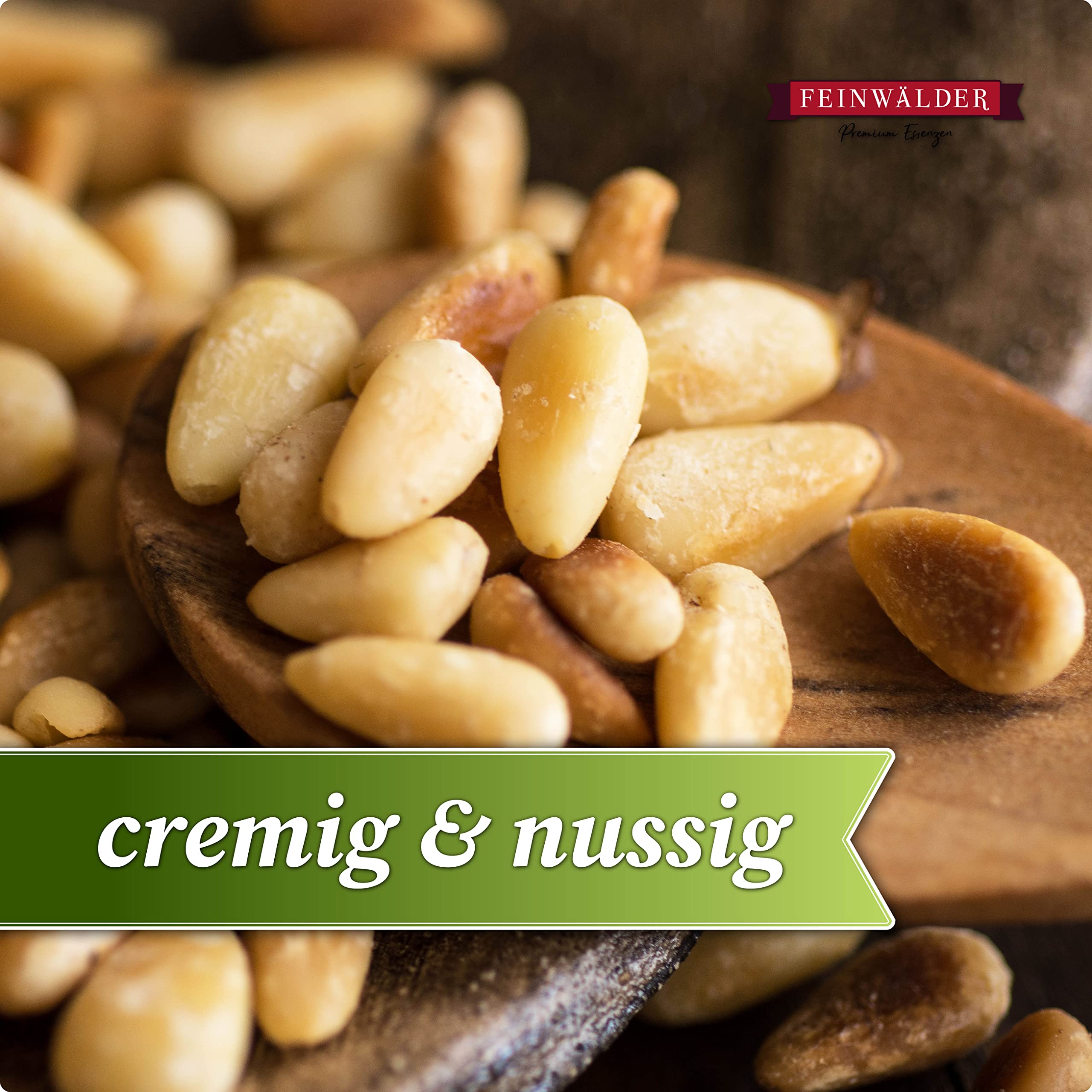 Feinwälder® Pinienkerne unbehandelt und naturbelassen / 1 kg im wiederverschließbaren Beutel/cremig-nussiger Geschmack/gesundes Topping für Bowl-, Salat und Pasta